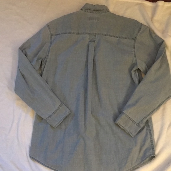 🤑BOGO🤑 Men’s Wolverine denim work shirt - Picture 4 of 13